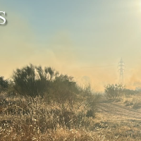 Incendio en Las Vaguadas: los bomberos ya trabajan en la zona