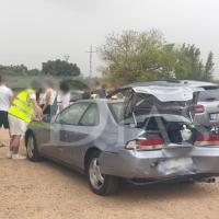 Colisión múltiple cerca de Badajoz