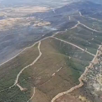 Controlado al fin el incendio de Casas de Millán tras arrasar más de 1.300 ha