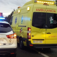Accidente cerca del puente de Medellín