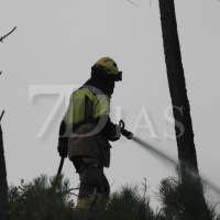 El incendio forestal de Las Hurdes evoluciona de manera favorable