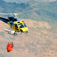 Medios del INFOEX trabajan en un incendio forestal declarado en la provincia de Cáceres