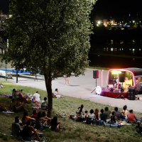 La lluvia obliga a aplazar la última sesión de ‘Atardeceres Musicales’ en Badajoz