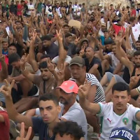 Comienza el montaje de cuatro espacios temporales de acogida humanitaria en Ceuta