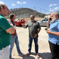 Morales exige coordinación entre Administraciones tras visitar la zona quemada en Las Hurdes
