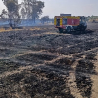 Investigado el presunto pirómano de Azuaga que causó un incendio y quemaduras graves a un hombre