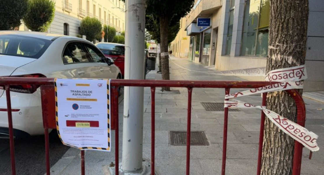 Nuevas obras en Badajoz obligarán a retirar vehículos en el centro y San Roque