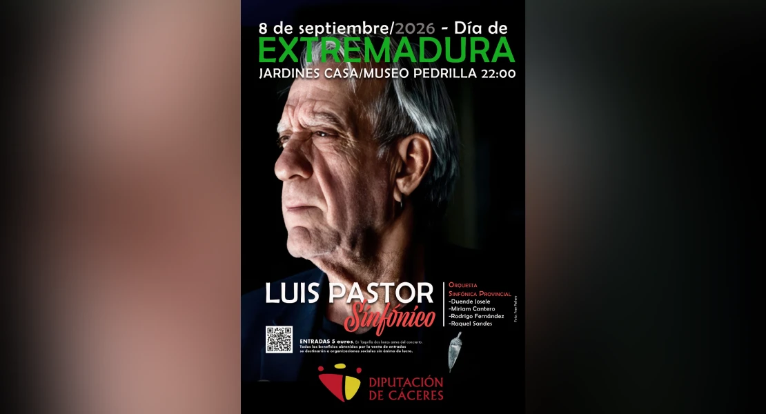 Este es el cartel para la celebración del Día de Extremadura en Cáceres