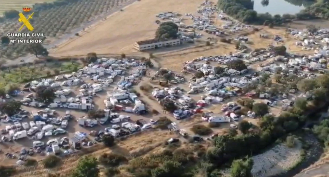 Así fue el dispositivo de la Guardia Civil durante la rave de La Granja
