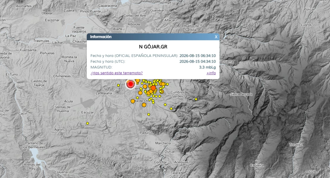 Granada de nuevo en alerta tras ser sacudida por otro terremoto
