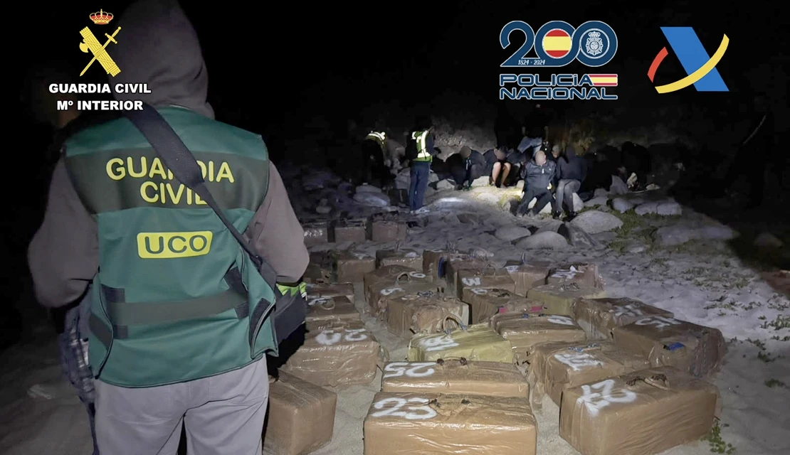 Macrooperación contra el narcotráfico: intervenidas más de 1,5 toneladas de cocaína
