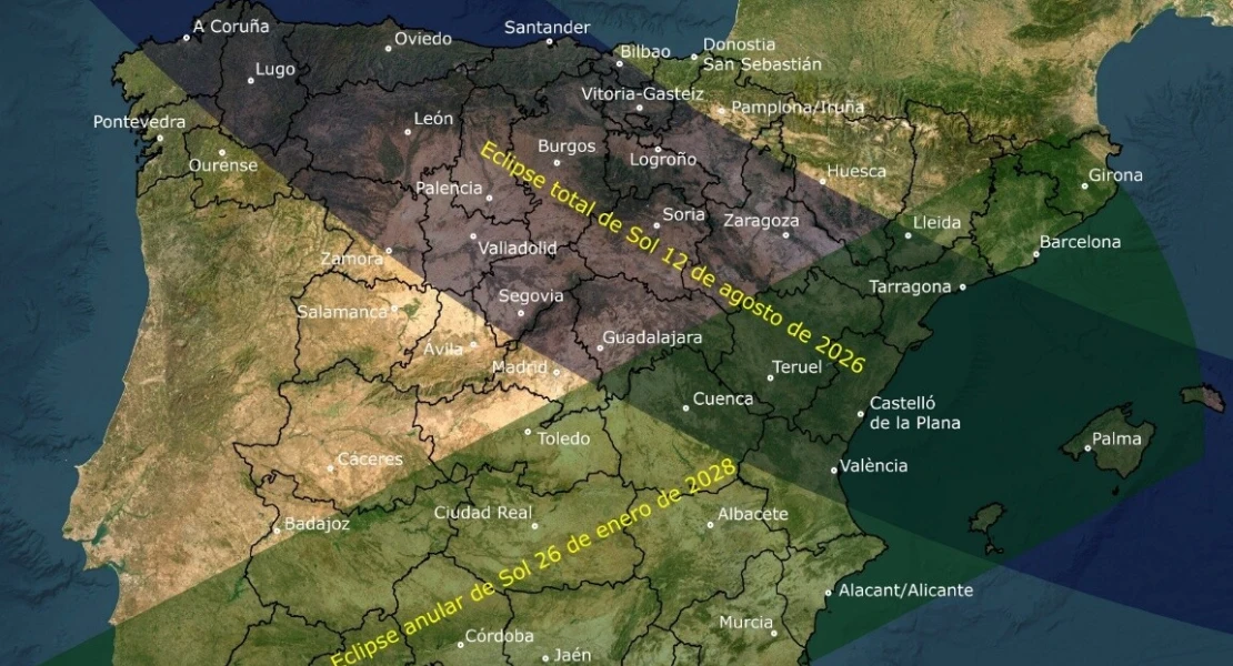 España se prepara para el eclipse con un dispositivo especial en carreteras, trenes y aeropuertos