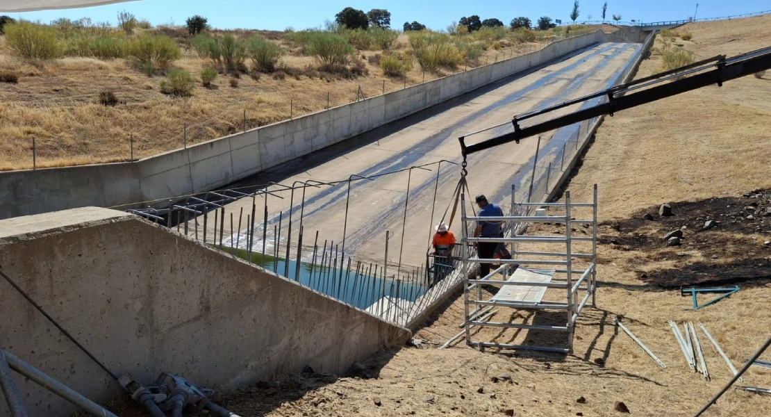 Obras de urgencia en las presas extremeñas para reparar los destrozos de las riadas