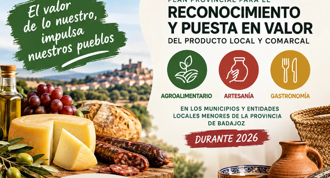 Diputación destina 500.000 € a los pueblos para impulsar el producto local y comarcal