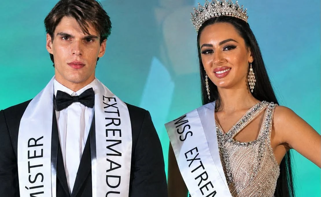 Iván Lozano y Layla Pérez elegidos Miss y Míster Extremadura