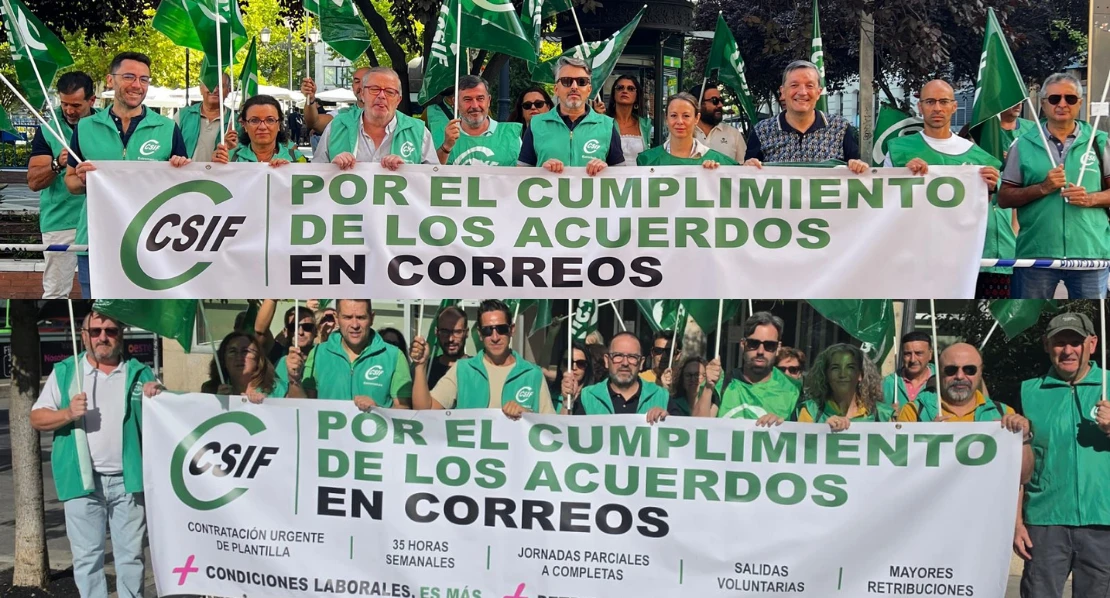 CSIF se concentra en Extremadura por la falta de personal en Correos