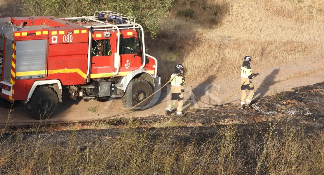Un incendio calcina varias hectáreas junto a Talavera la Real