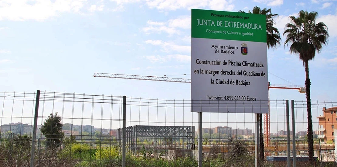 La piscina de la margen derecha podría estar terminada en la primavera de 2028