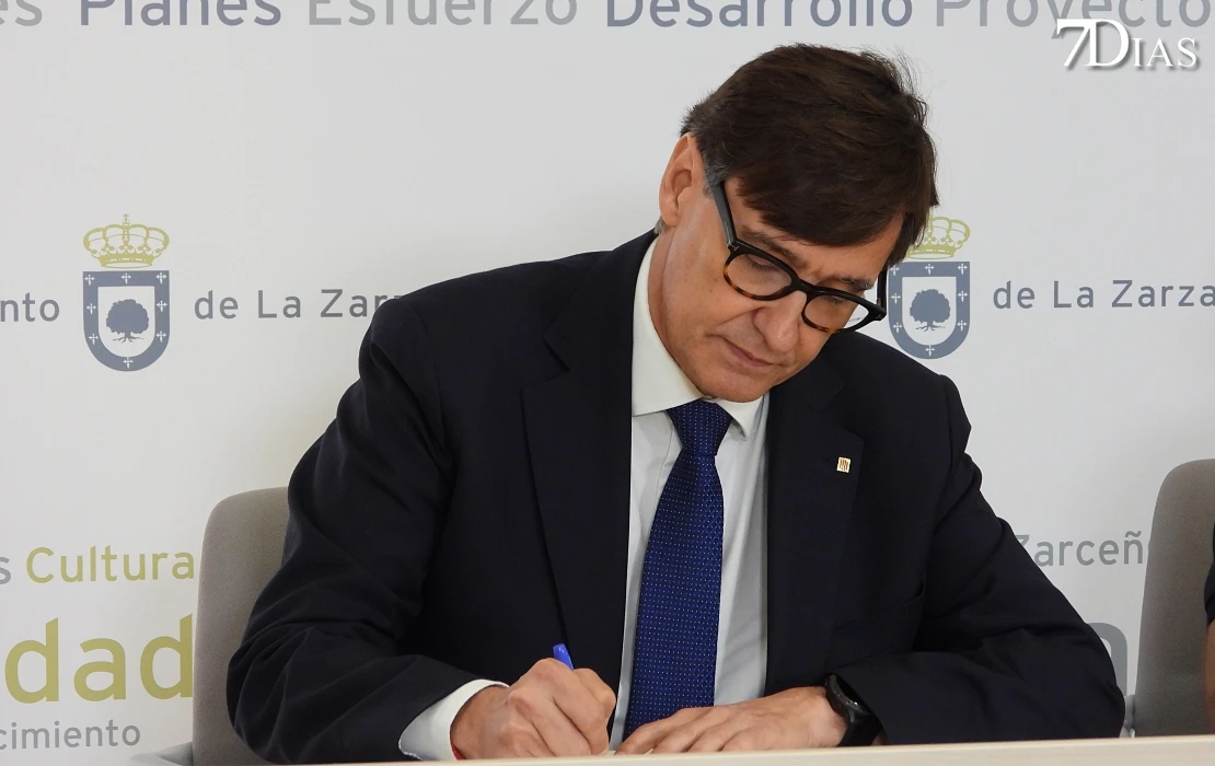 REPOR - Así ha sido la visita de Salvador Illa a la localidad pacense de La Zarza