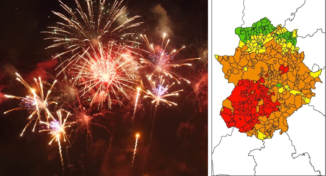 Suspendidos los fuegos artificiales de Fuente del Maestre por riesgo extremo de incendio