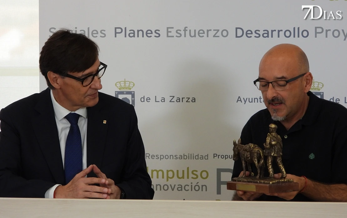 REPOR - Así ha sido la visita de Salvador Illa a la localidad pacense de La Zarza
