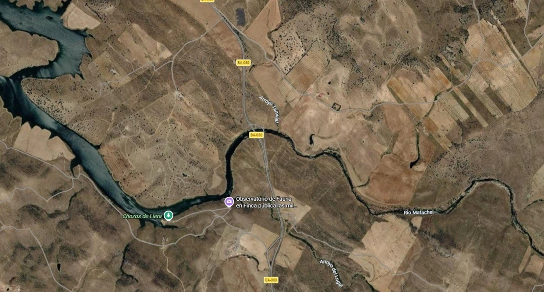 Corte de tráfico en la carretera BA-080