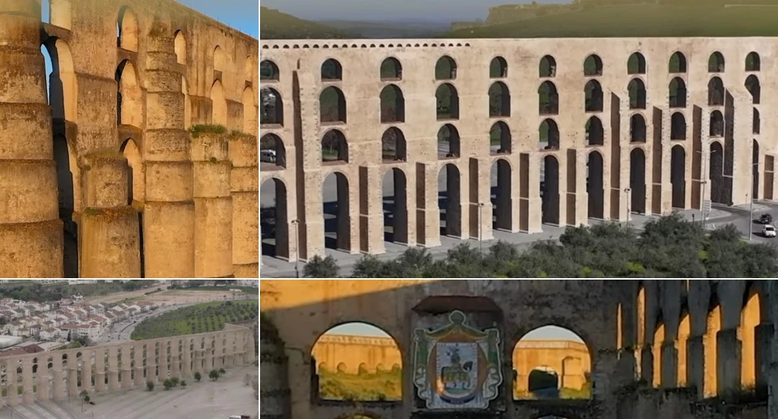 “¡Hoy todos a votar!”: Elvas pide apoyo para convertir su acueducto en una maravilla de Portugal