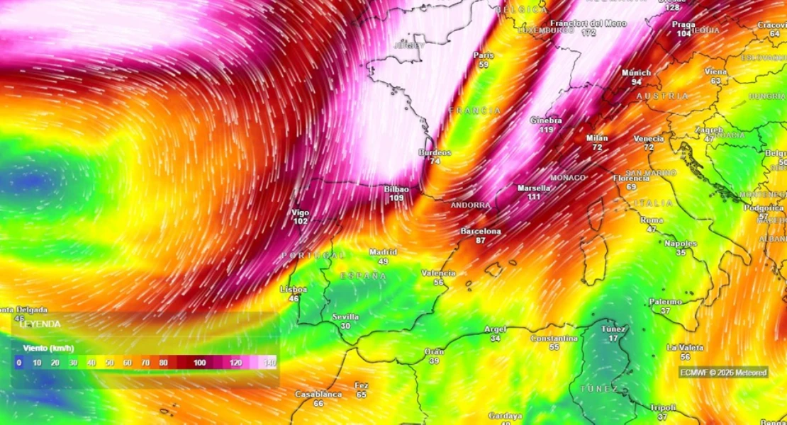 Avisan de un cambio de tiempo con tormentas fuertes en varias zonas de España