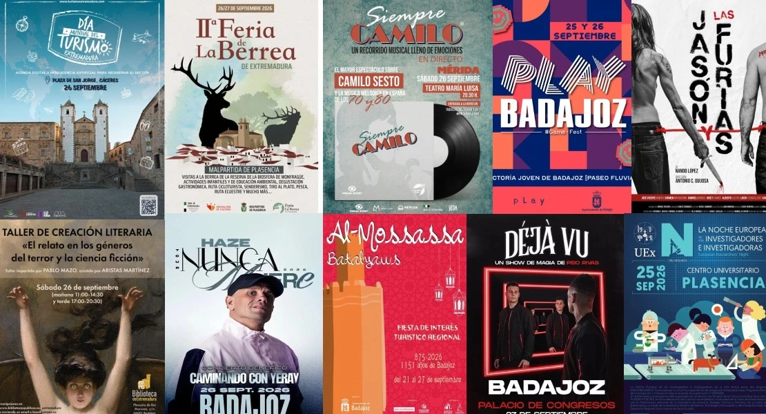Extremadura te prepara un fin de semana cargado de ocio, cultura y planes para toda la familia