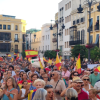 Badajoz se vuelca con el pueblo ceutí en la plaza de España