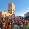Badajoz se vuelca con el pueblo ceutí en la plaza de España