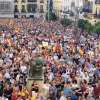 Badajoz se vuelca con el pueblo ceutí en la plaza de España