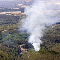 El INFOEX declara un incendio en Villanueva de la Sierra (CC)