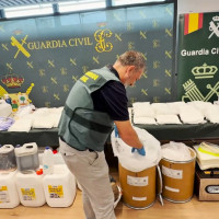 La Guardia Civil desarticula un laboratorio que producía hasta 200 kilos de speed a la semana