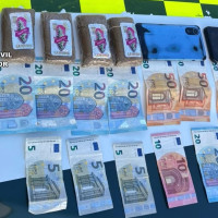 Detenido un conductor en la A-66 con medio kilo de hachís