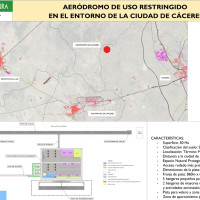 La Junta adjudica la redacción del proyecto del futuro aeródromo de Cáceres