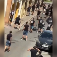 Dos detenidos tras los enfrentamientos entre aficionados del Xerez CD y el CD Badajoz