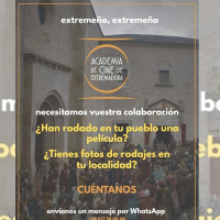 La Academia de Cine de Extremadura pide a los extremeños recuperar la memoria de los rodajes