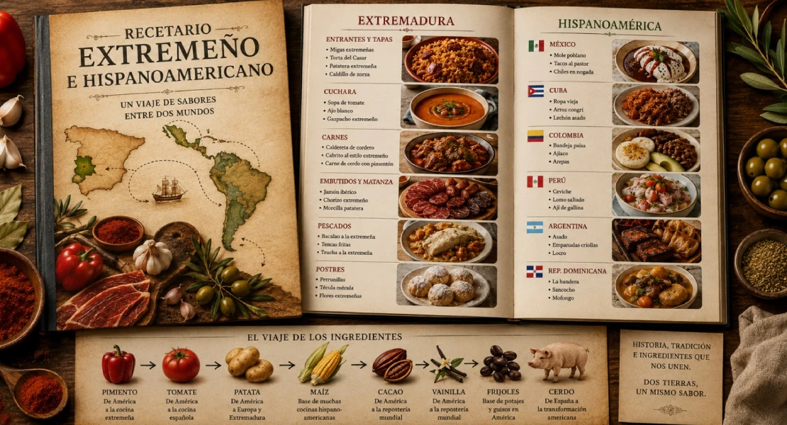 Chefs extremeños e hispanohablantes crearán un Recetario Mestizo de Extremadura y América