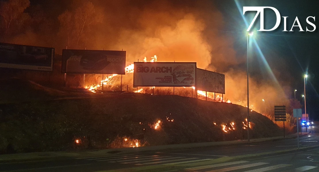 Segundo incendio en el Fuerte de San Cristóbal de Badajoz