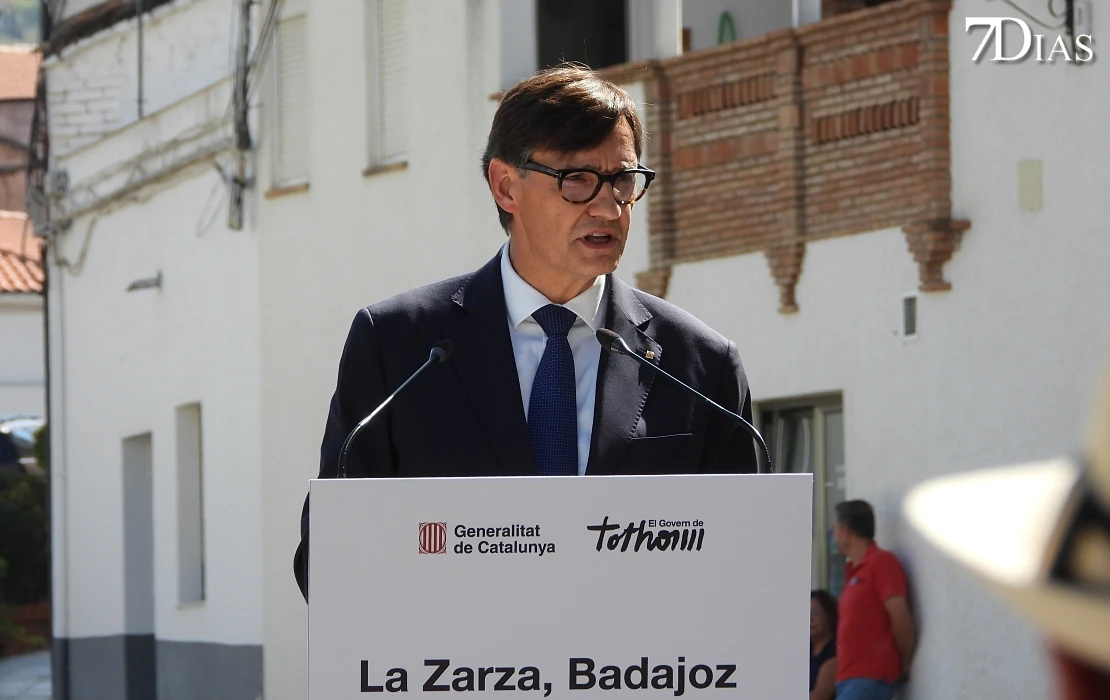 REPOR - Así ha sido la visita de Salvador Illa a la localidad pacense de La Zarza