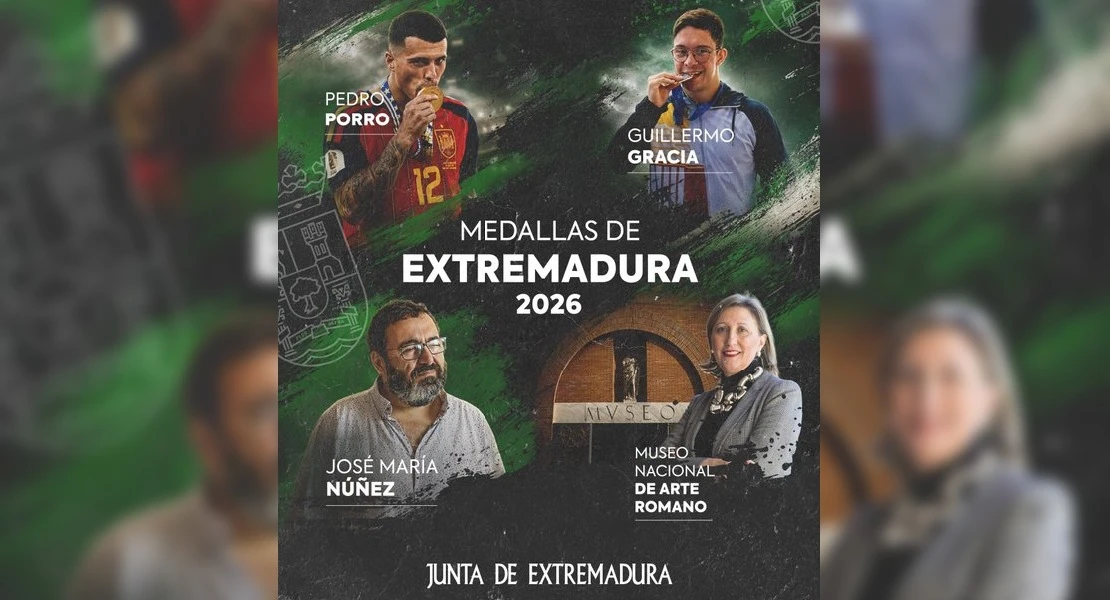 Cuatro historias, cuatro Medallas: conoce a los protagonistas de Extremadura 2026