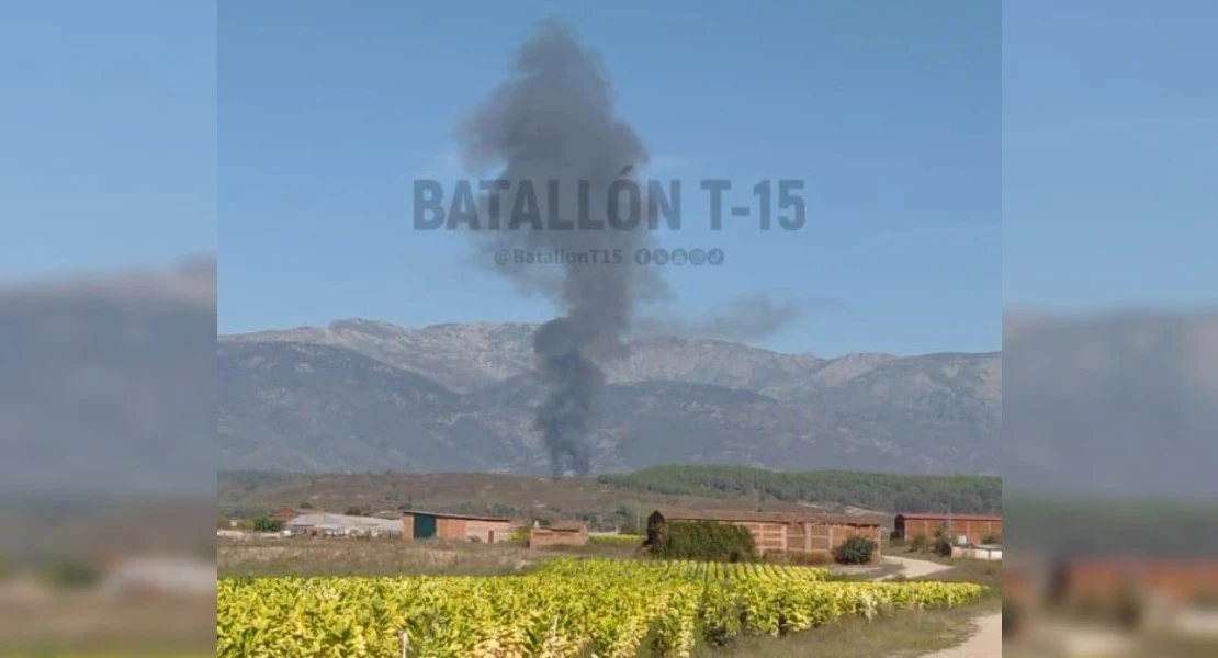 El Plan INFOEX desactiva el Nivel 1 en el incendio de Robledillo de la Vera (CC)