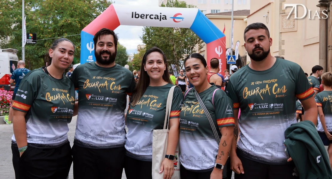 Éxito de participaión en el IX Cross Solidario de la Guardia Civil de Badajoz