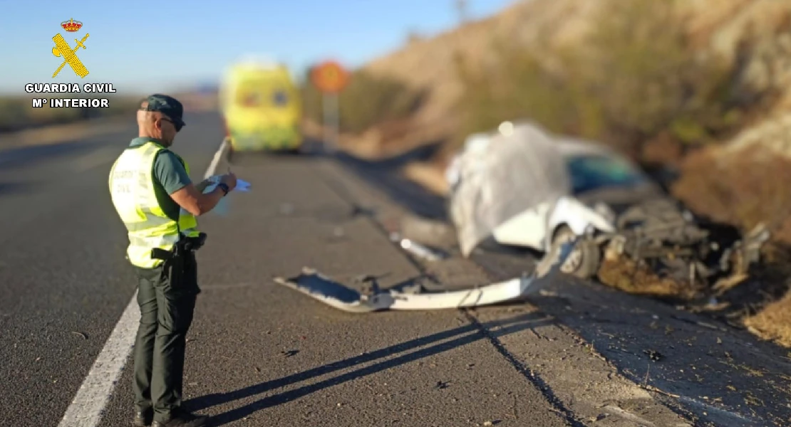 Herido un hombre de 60 años en una salida de vía en la A-66 en Cáceres