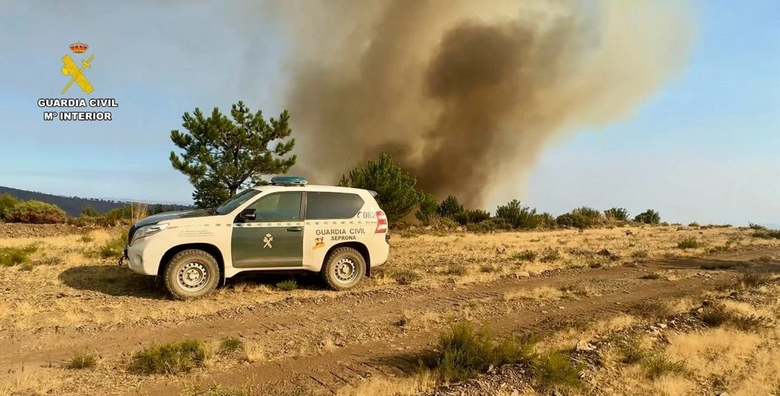 Un detenido y tres investigados por varios incendios en la provincia de Cáceres