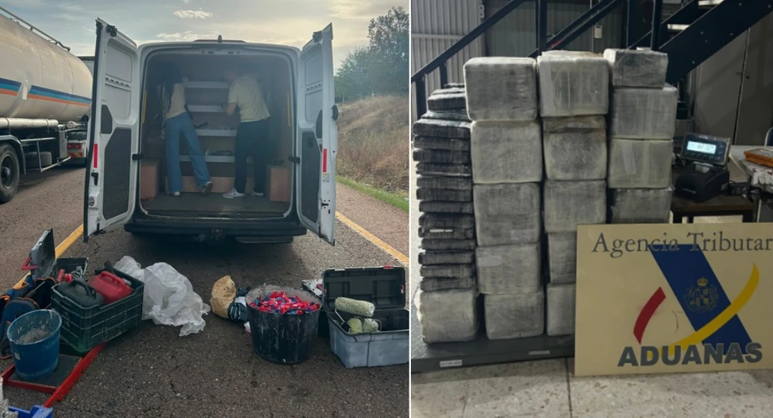 Interceptan el mayor alijo de cocaína en la historia de Extremadura