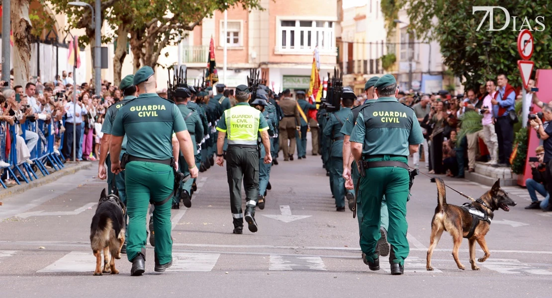 Imágenes del acto por la festividad de la Virgen del Pilar, patrona de la Guardia Civil