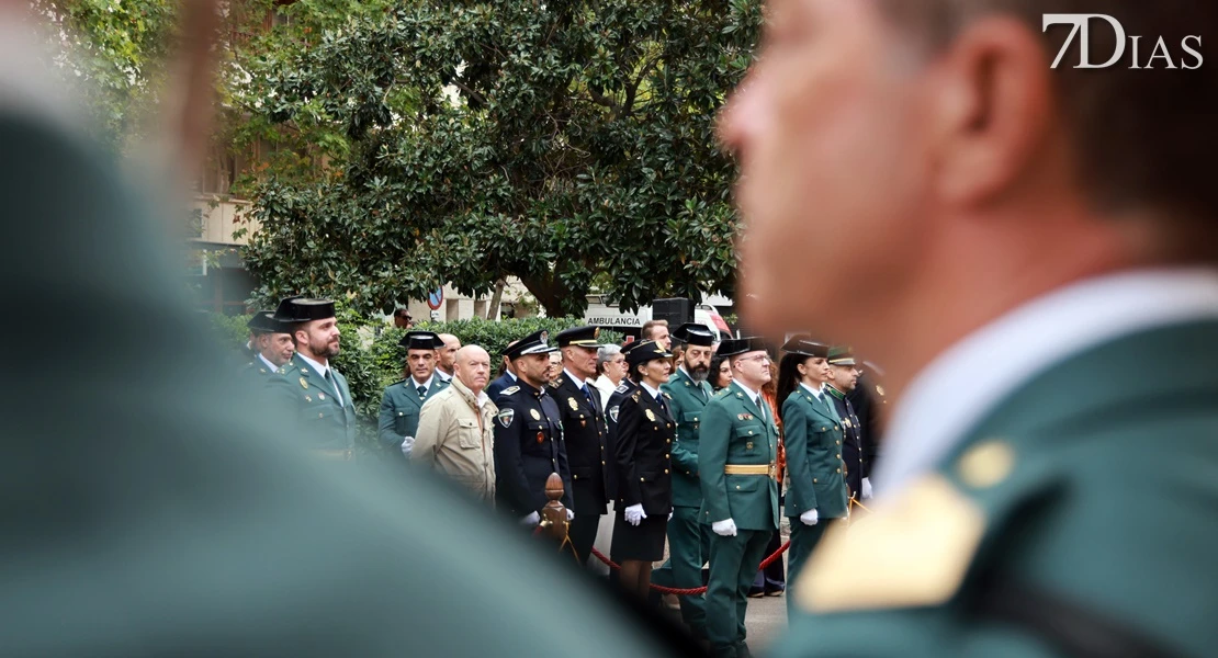 Imágenes del acto por la festividad de la Virgen del Pilar, patrona de la Guardia Civil