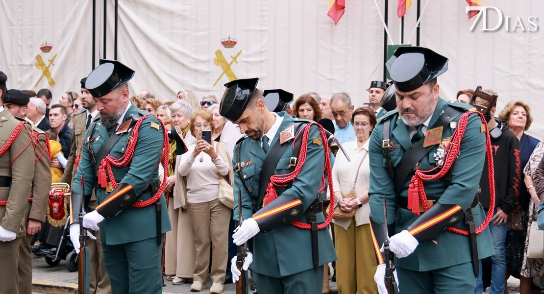 Imágenes del acto por la festividad de la Virgen del Pilar, patrona de la Guardia Civil